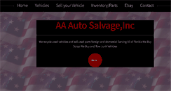Desktop Screenshot of aa-autosalvageinc.com